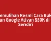 Pemulihan Resmi Cara Buka Akun Google Advan S50K di HP Sendiri
