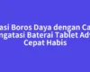 Atasi Boros Daya dengan Cara Mengatasi Baterai Tablet Advan Cepat Habis