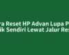 Cara Reset HP Advan Lupa Pola Milik Sendiri Lewat Jalur Resmi